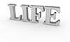 LIFE｜ライフ - 文字｜イラスト｜無料素材