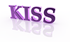 KISS｜キス - 文字｜イラスト｜無料素材