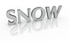 SNOW｜スノウ - 文字｜イラスト｜無料素材