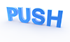 PUSH｜プッシュ - 文字｜イラスト｜無料素材