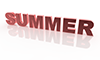 SUMMER｜サマー - 文字｜イラスト｜無料素材