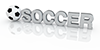 SOCCER｜サッカー - 文字｜イラスト｜無料素材