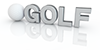 GOLF｜ゴルフ - 文字｜イラスト｜無料素材