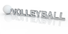 VOLLEYBALL｜バレーボール - 文字｜イラスト｜無料素材