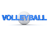 VOLLEYBALL｜バレーボール - 文字｜イラスト｜無料素材