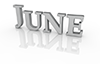 JUNE｜6月 - 文字｜イラスト｜無料素材