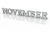 NOVEMBER｜11月 - 文字｜イラスト｜無料素材