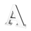 A-ALPHABET｜A-アルファベット - 文字｜イラスト｜無料素材