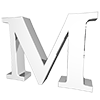 M-ALPHABET｜M-アルファベット - 文字｜イラスト｜無料素材