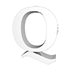Q-ALPHABET｜Q-アルファベット - 文字｜イラスト｜無料素材