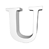 U-ALPHABET｜U-アルファベット - 文字｜イラスト｜無料素材