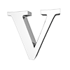 V-ALPHABET｜V-アルファベット - 文字｜イラスト｜無料素材