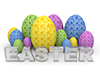 Easter｜イースター・エッグ - 文字｜イラスト｜無料素材