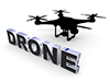 Drone｜ドローン - 文字｜イラスト｜無料素材