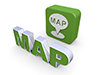 Map｜マップ - 文字｜イラスト｜無料素材
