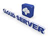 Cloud Server｜クラウドサーバー - 文字｜イラスト｜無料素材