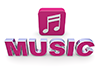 Music｜音楽 - 文字｜イラスト｜無料素材