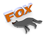 Fox｜くつね - 文字｜イラスト｜無料素材