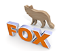 Fox｜フォックス - 文字｜イラスト｜無料素材