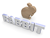 Rabbit｜うさぎ - 文字｜イラスト｜無料素材