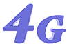 4G｜速度 - 文字｜イラスト｜無料素材