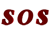 SOS｜エスオーエス/緊急 - 文字｜イラスト｜無料素材