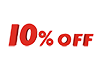 10% OFF｜10パーセントオフ - 文字｜イラスト｜無料素材