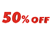 50% OFF｜50パーセントオフ - 文字｜イラスト｜無料素材