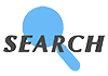 SEARCH｜検索/サーチ - 文字｜イラスト｜無料素材
