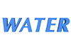 WATER｜水 - 文字｜イラスト｜無料素材