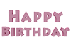 HAPPY BIRTHDAY｜お誕生日おめでとうございます/ハッピーバースディ - 文字｜イラスト｜無料素材