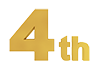 4 th｜4周年-記念 - 文字｜イラスト｜無料素材