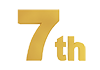 7 th｜7周年-記念 - 文字｜イラスト｜無料素材