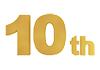10 th｜10周年-記念 - 文字｜イラスト｜無料素材