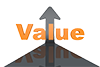 Value ｜ Value ｜ Value ｜ Increase / Up --Character ｜ Illustration ｜ Free material