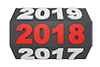 2018 ｜ Year / Calendar-Characters ｜ Illustrations ｜ Free material