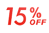 15% OFF ｜ 15% OFF-Text ｜ Illustration ｜ Free material