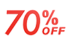 70% OFF ｜ 70% OFF-Text ｜ Illustration ｜ Free material