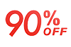 90% OFF ｜ 90% OFF-Text ｜ Illustration ｜ Free material
