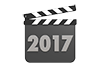 2017 ｜ Year Movie shooting clapperboard --Character ｜ Illustration ｜ Free material