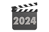 2024 ｜ Year Movie shooting clapperboard --Character ｜ Illustration ｜ Free material